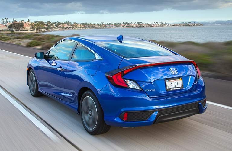 2018 Civic Coupe in Blue